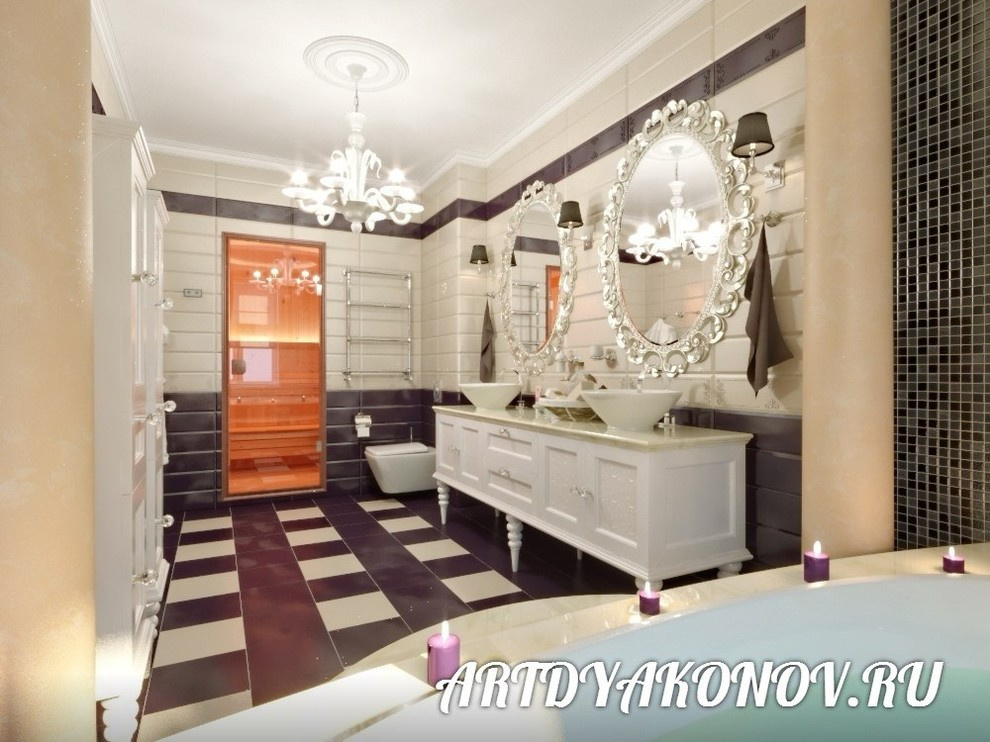 Интерьер коттеджа Репино 260 кв.метров