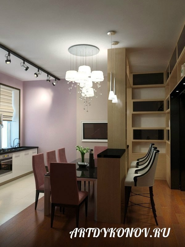 Интерьер квартиры Некрасова 250м.кв