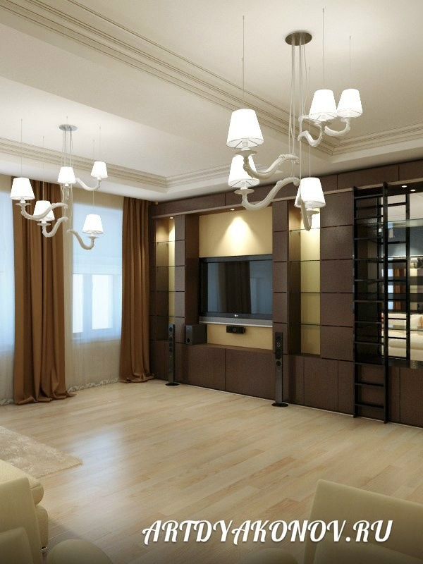 Интерьер квартиры Некрасова 250м.кв