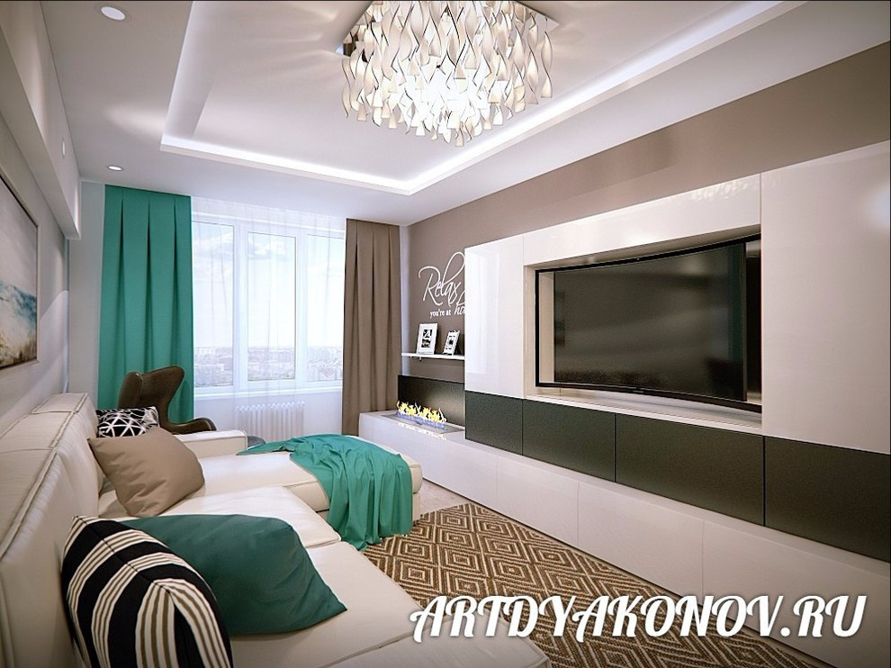 Интерьер квартиры Мегалит 123 кв метра