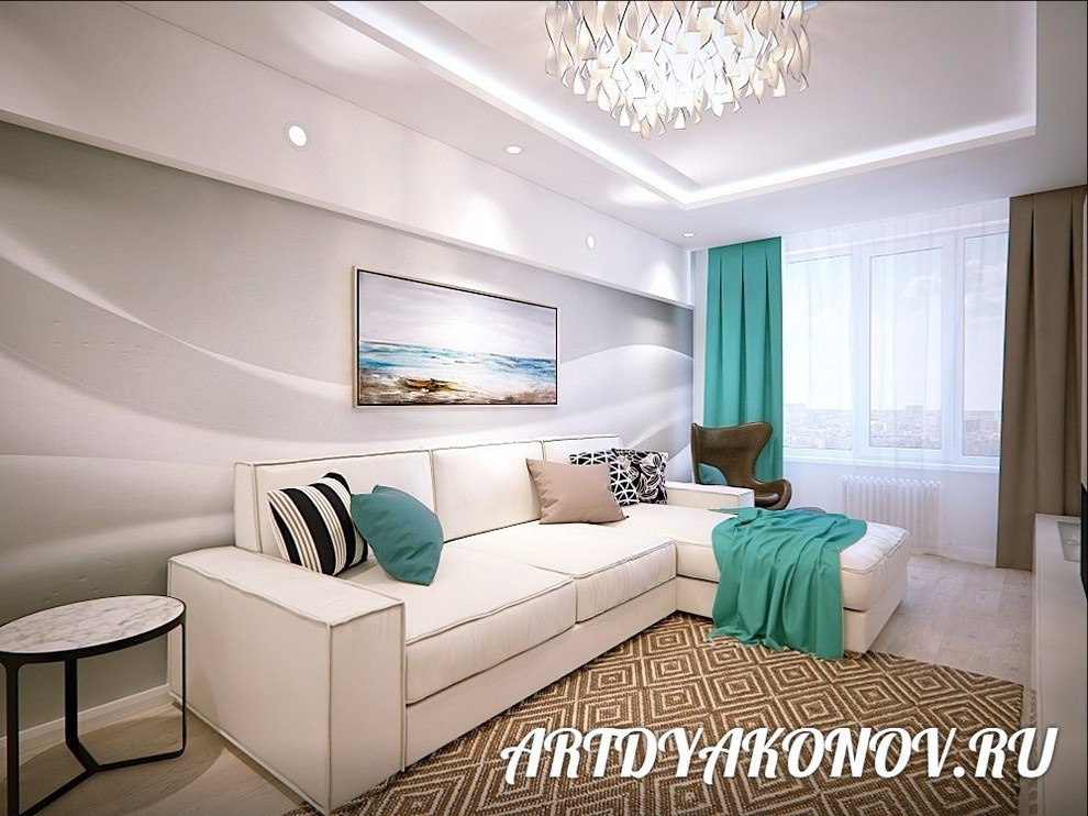 Интерьер квартиры Мегалит 123 кв метра