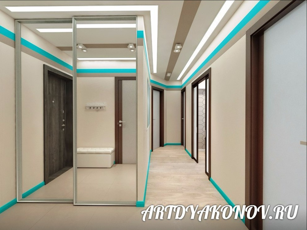 Интерьер квартиры Мегалит 123 кв метра