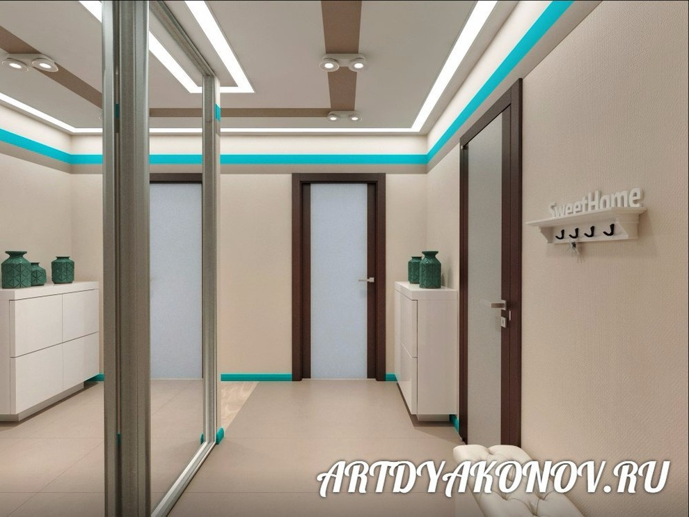 Интерьер квартиры Мегалит 123 кв метра