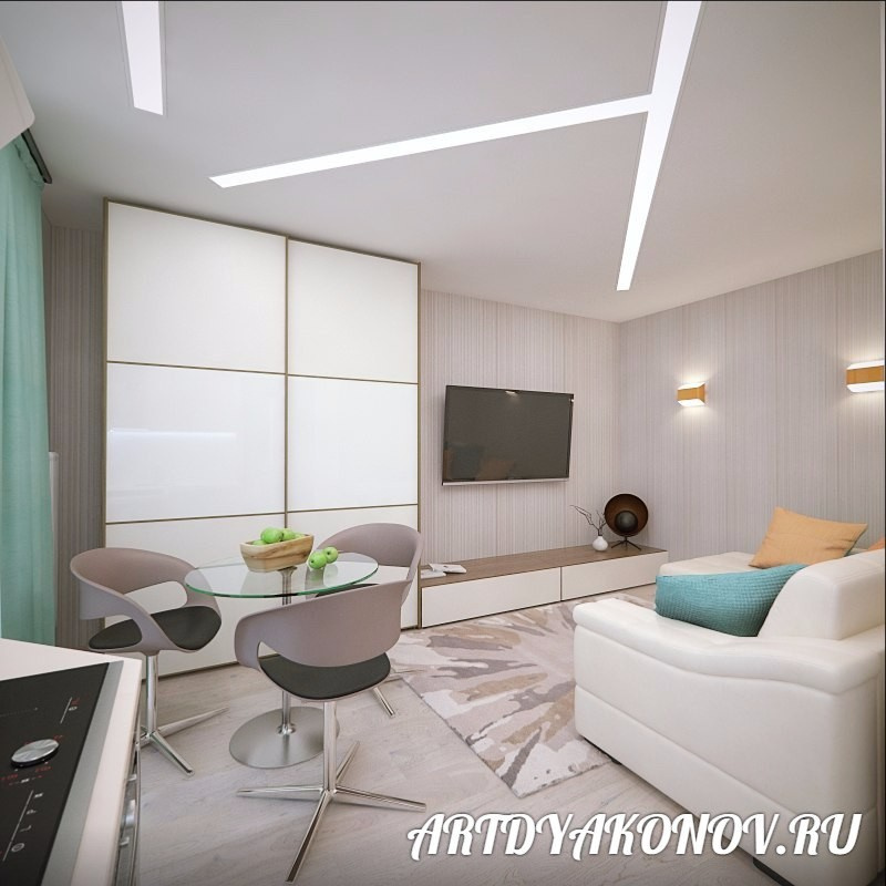 Интерьер квартиры Мегалит 123 кв метра