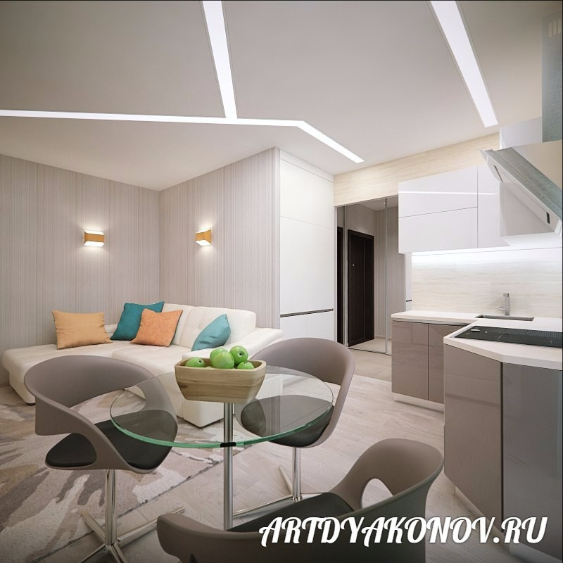Интерьер квартиры Мегалит 123 кв метра