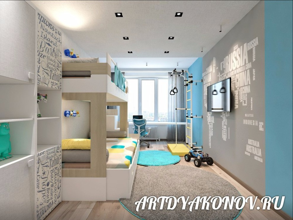 Интерьер квартиры Мегалит 123 кв метра