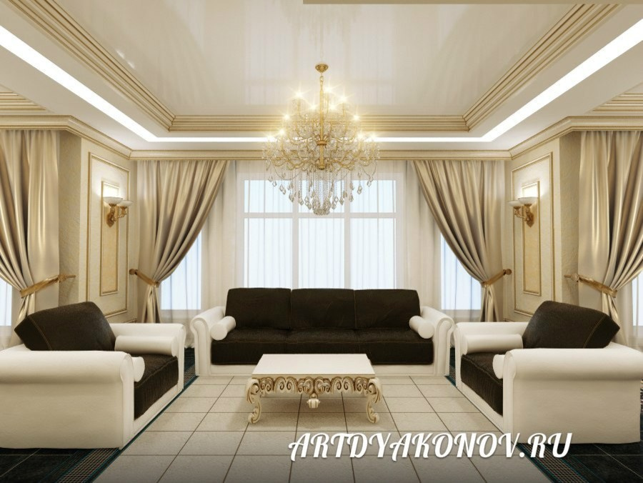 Коттедж .Первый этаж 140 метров Versace