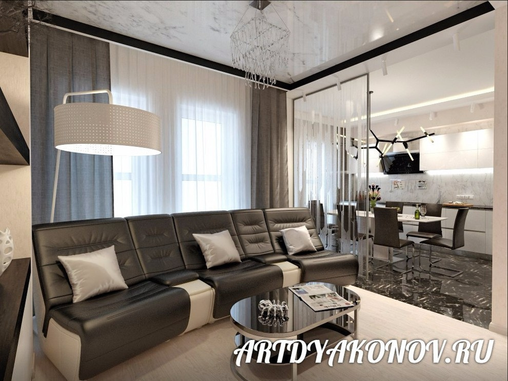 Интерьер квартиры Корпусная 140 кв. метров