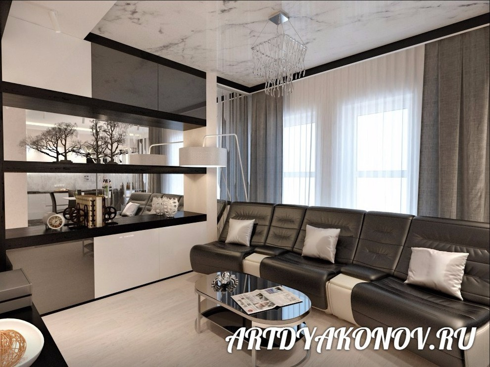Интерьер квартиры Корпусная 140 кв. метров