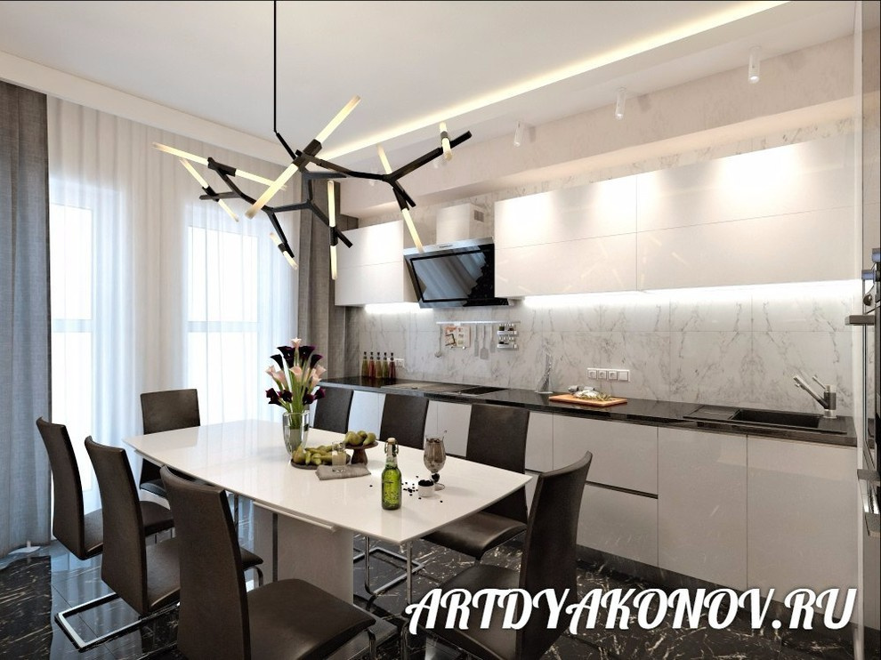 Интерьер квартиры Корпусная 140 кв. метров