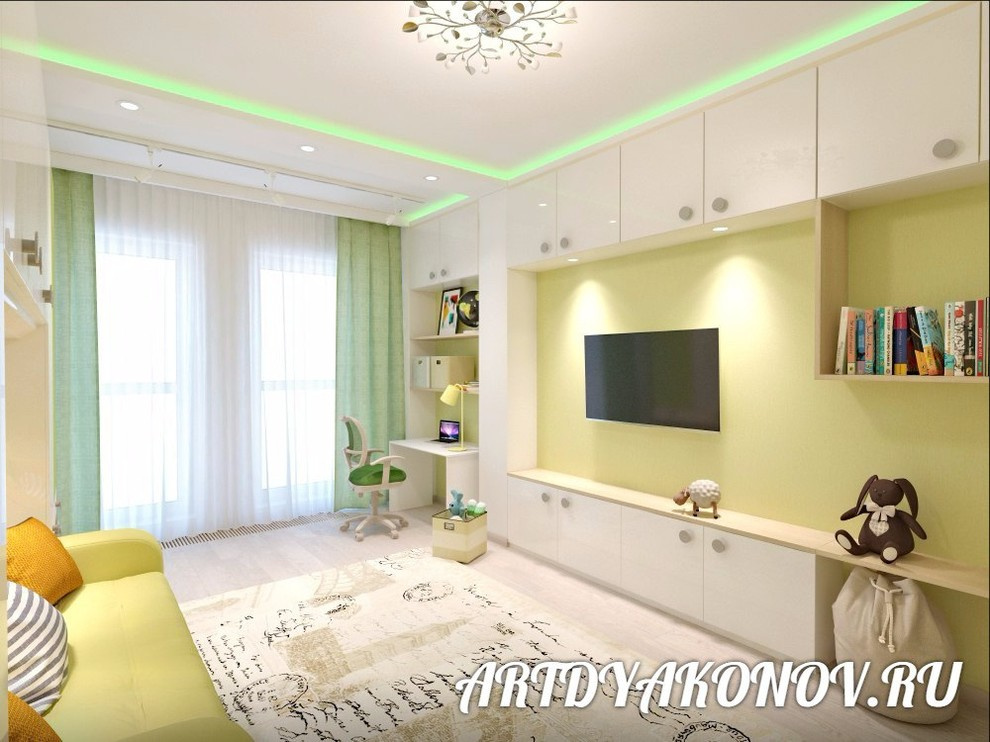 Интерьер квартиры Корпусная 140 кв. метров