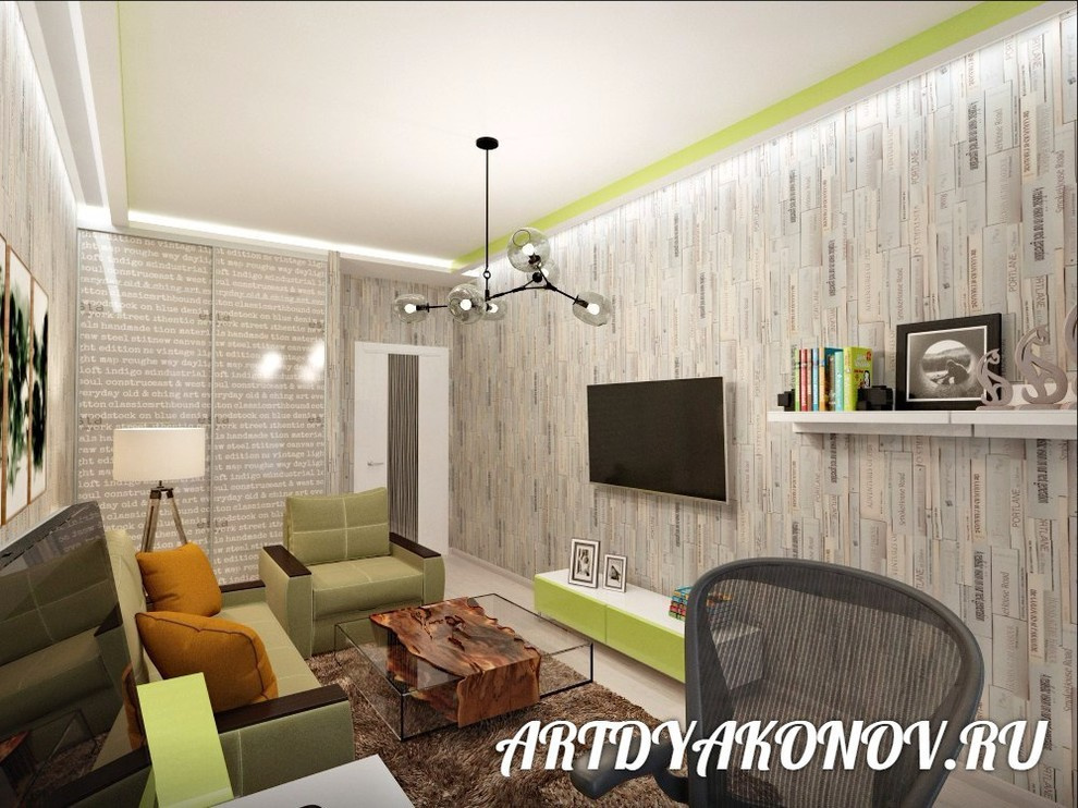 Интерьер квартиры Корпусная 140 кв. метров