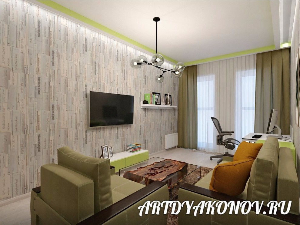 Интерьер квартиры Корпусная 140 кв. метров