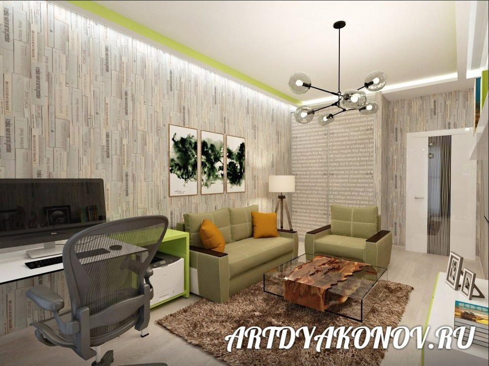 Интерьер квартиры Корпусная 140 кв. метров
