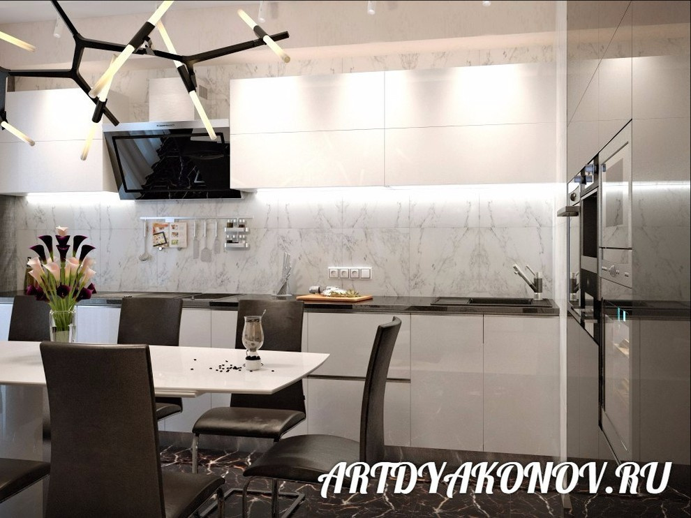Интерьер квартиры Корпусная 140 кв. метров