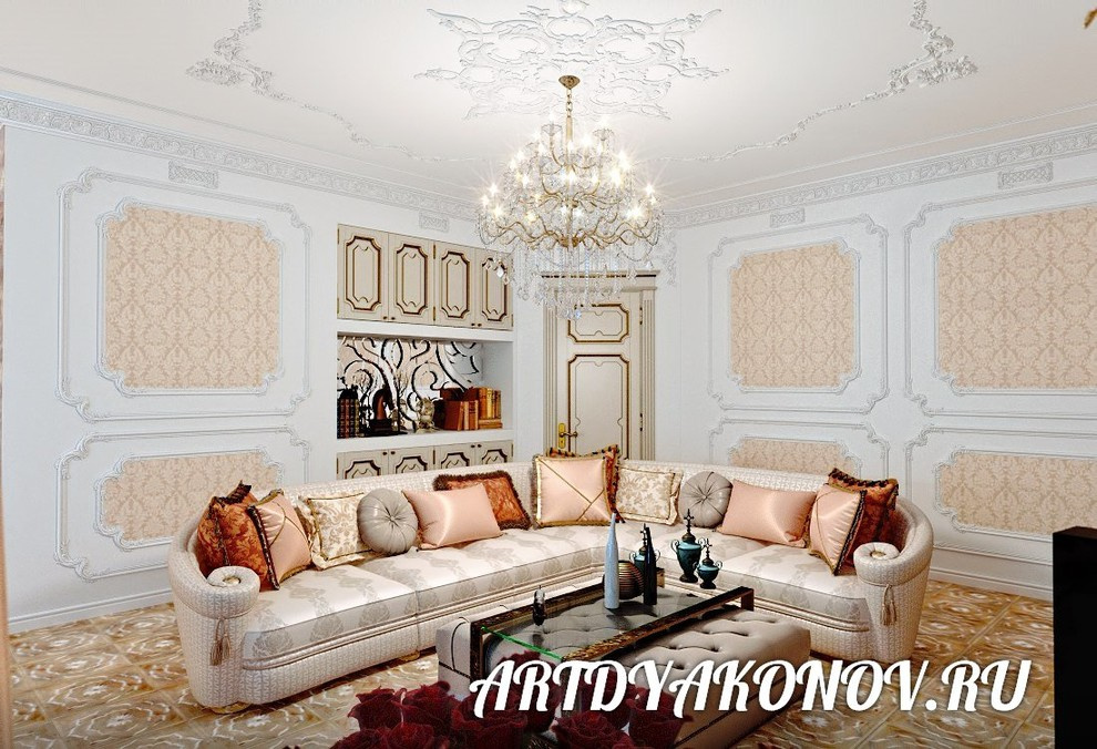Интерьер квартиры Большая Зеленина 160 кв. метров