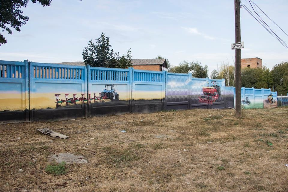 Роспись заборов,гаражов,домов