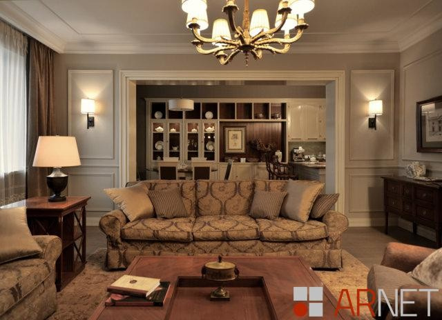 Американский акцент, квартира 178,1 кв.м.