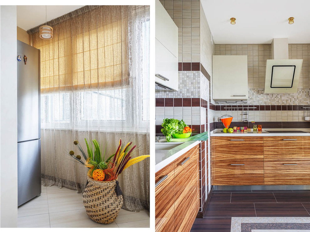 Уютная квартира в теплых тонах