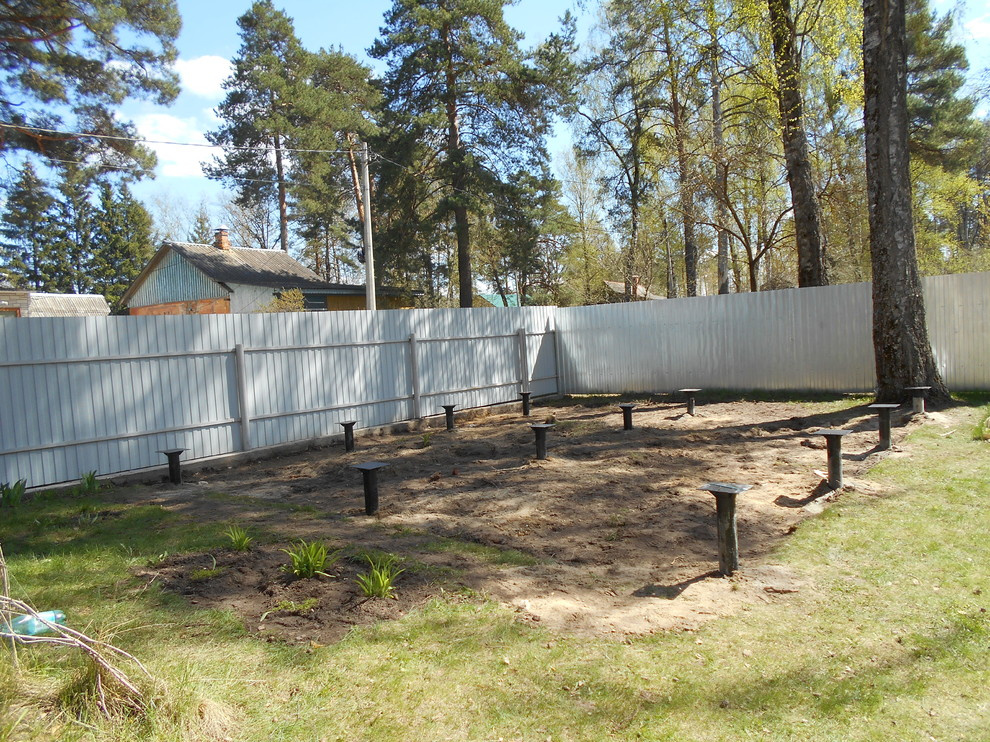 Фундамент на винтовых сваях