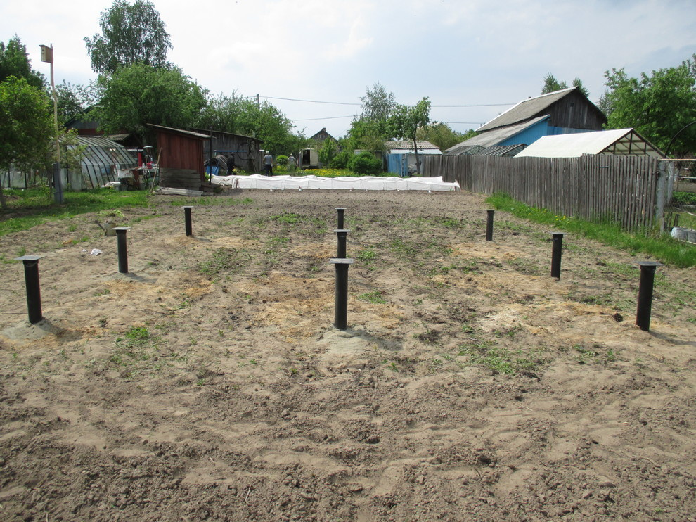 Фундамент на винтовых сваях