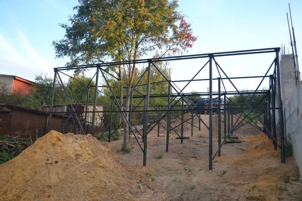 Фундамент на винтовых сваях