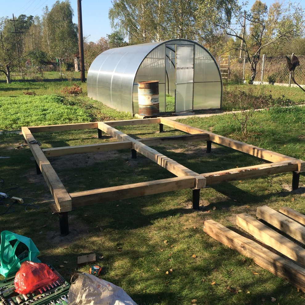 Фундамент на винтовых сваях