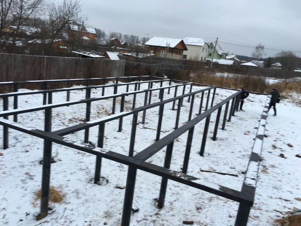 Фундамент на винтовых сваях