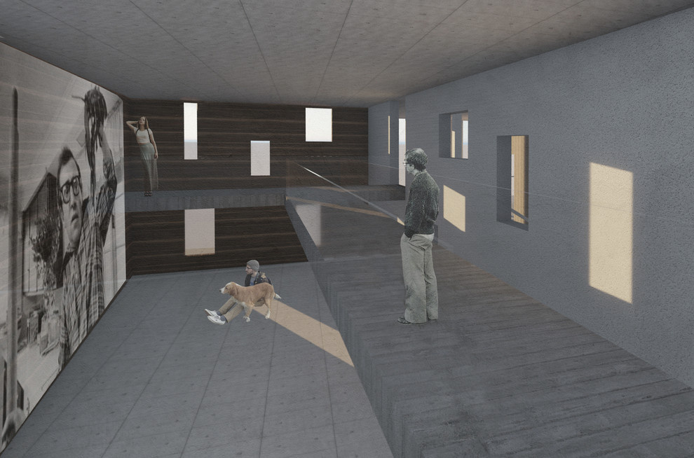 Музей кино. Выставочное пространство.