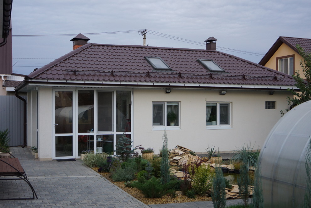 Гостевой дом с сауной "White/grey/wood"