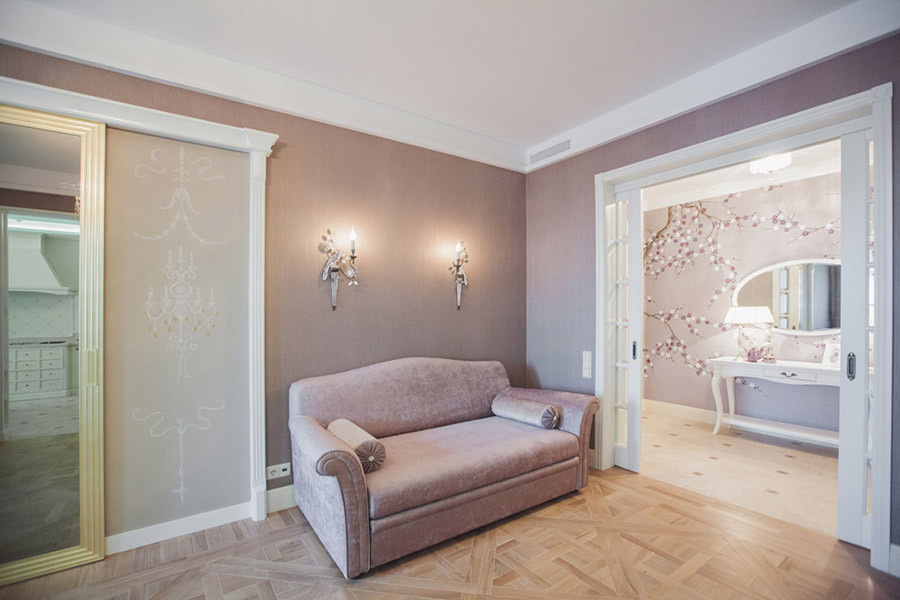 "В Красках Весны" Проект квартиры на Ярцевой (Москва)