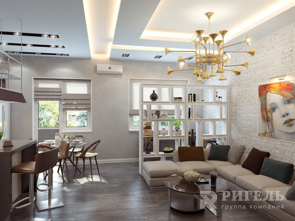 Зона гостиной