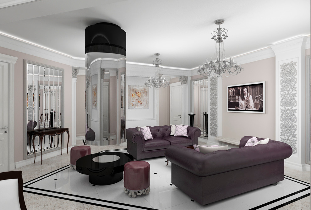 Кухня-стодовая-гостиная