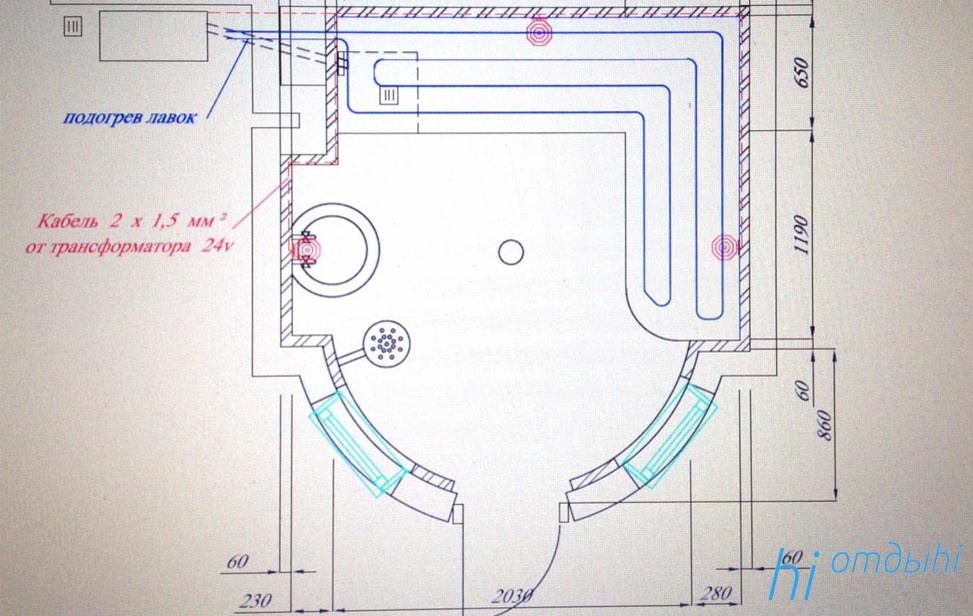 Проектирование хамама