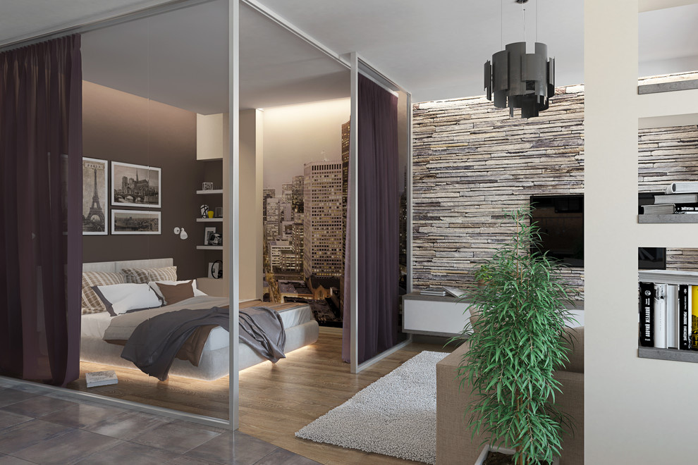 Обложка проекта: Дизайн проект квартиры-студии г. Краснодар