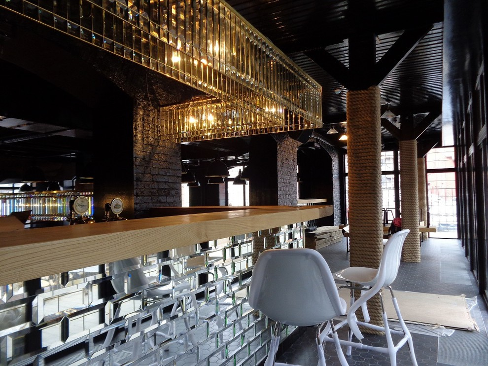 Фацетные светильники в клубе ( Москва)