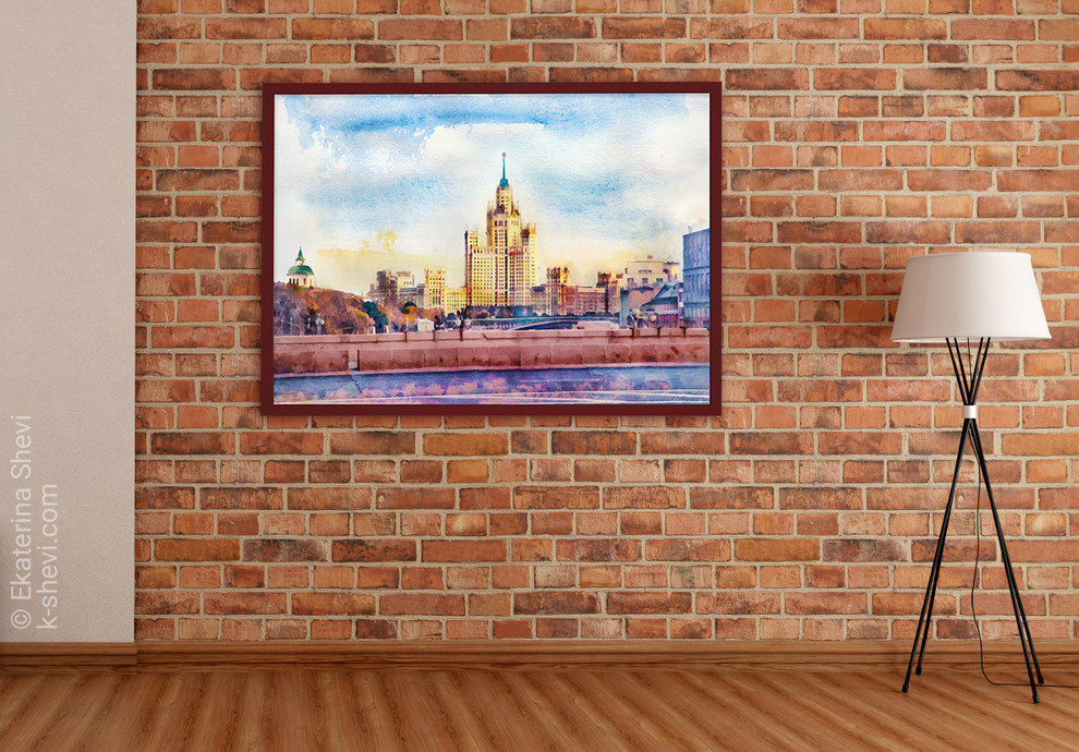 Акварель для интерьера