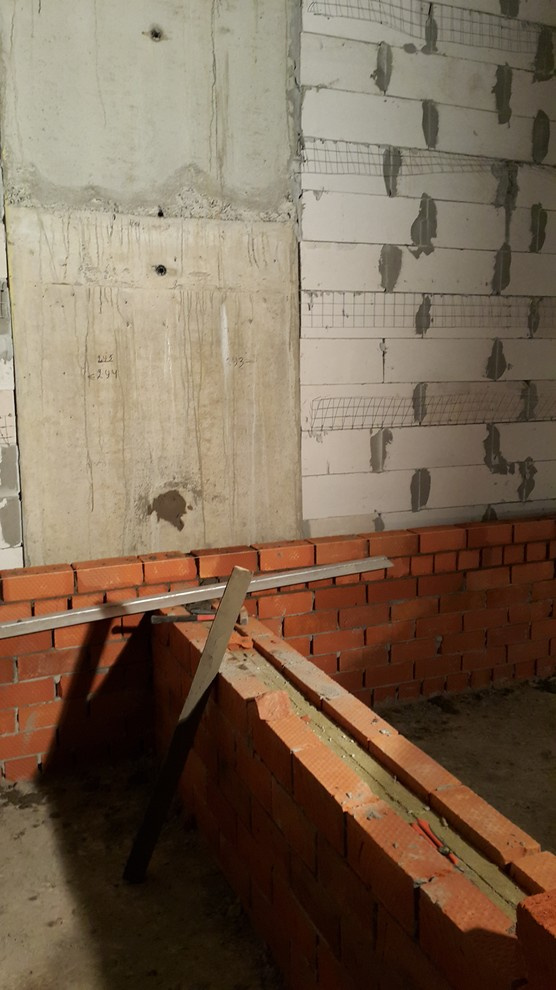 Обложка проекта: черновая кладка кирпичем и теплой керамикой