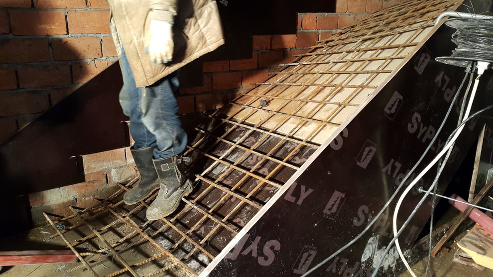 Монолитная лестница