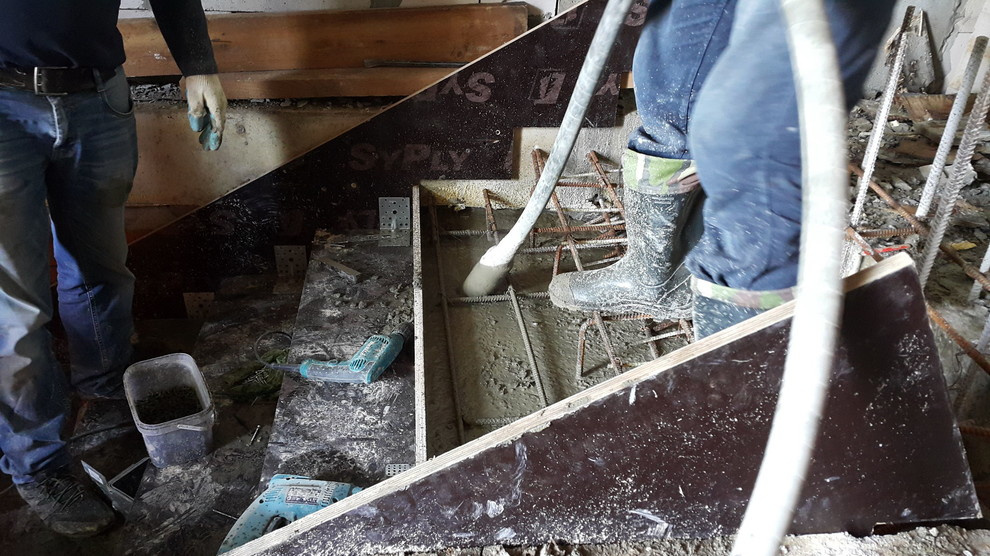 Монолитная лестница