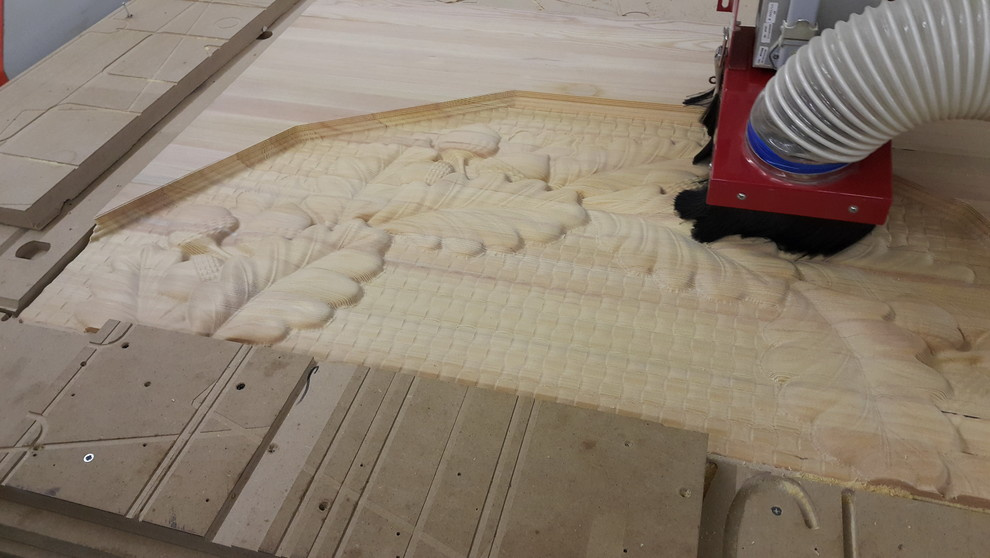 Деревянный потолок из лиственницы