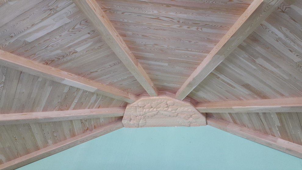 Деревянный потолок из лиственницы