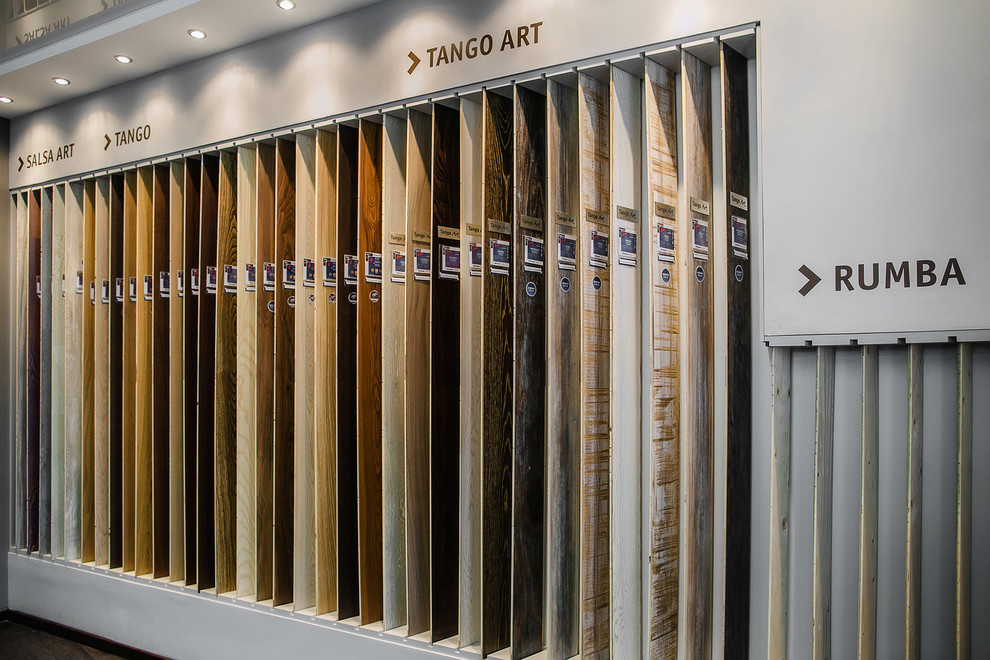 Оформление концептуального салона Tarkett Concept Store