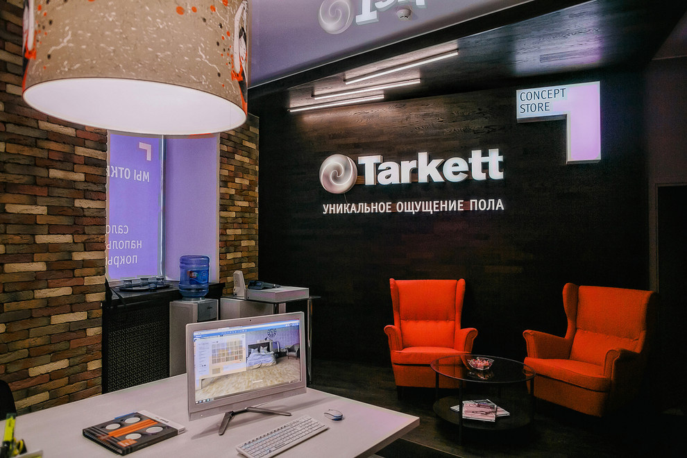 Оформление концептуального салона Tarkett Concept Store