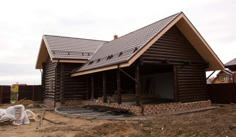 Баня из бревна "Каприз"