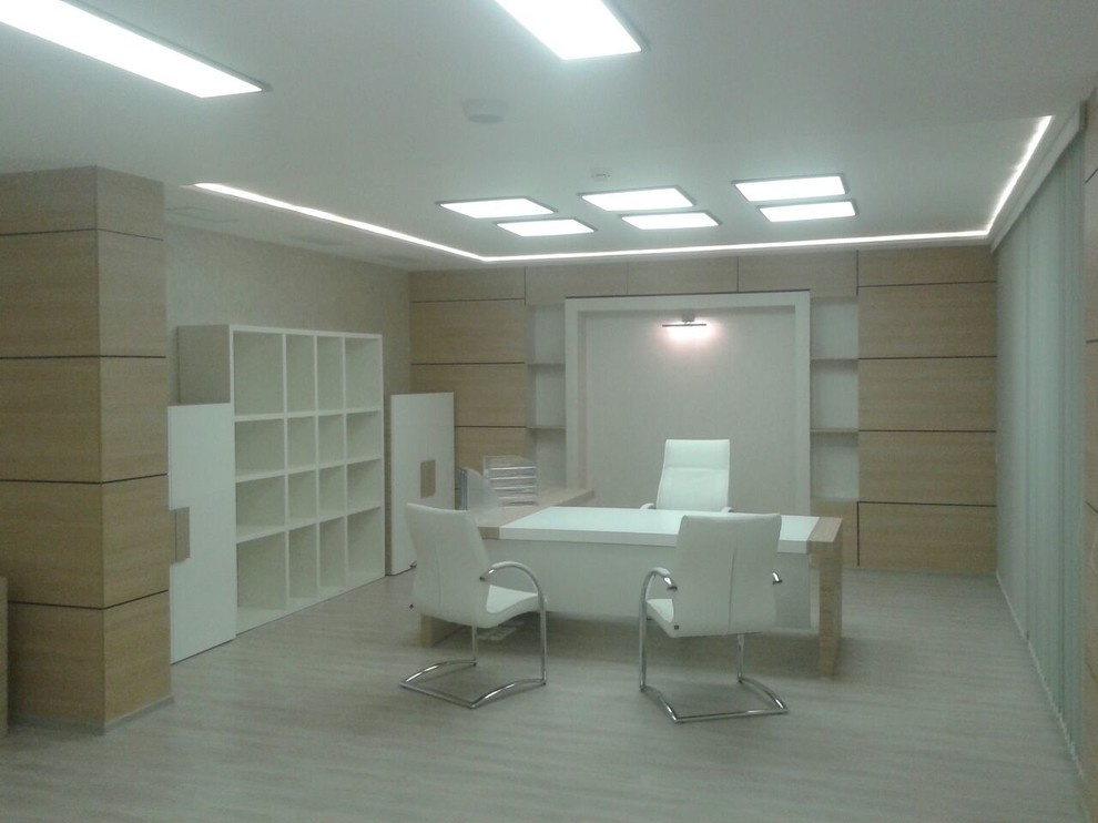 Реконструкция кабинета директора компании. Офисные помещения БЦ «Baker Plasa».