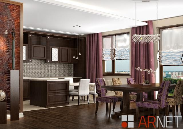 Правила, акценты и нюансы, квартира 227,3 кв.м.