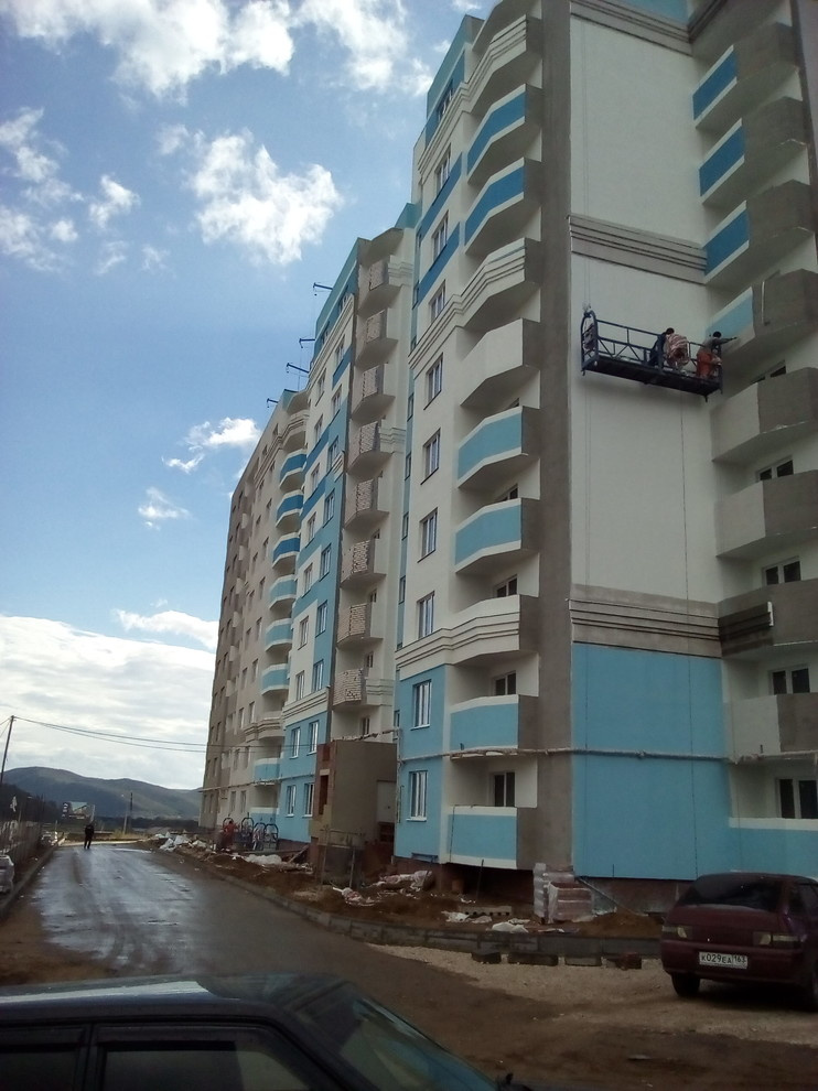 Покраска фасадов ЖК Царевщина