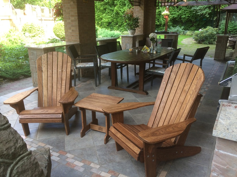 Кресло Adirondack для загородного отдыха, Handcrafted Adirondack Furniture,