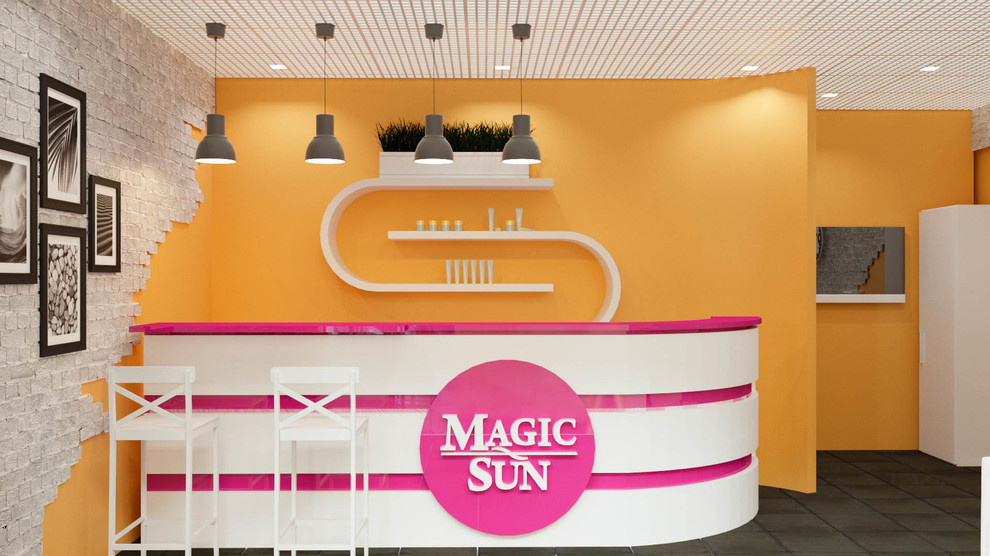 Дизайн-проект студии загара MAGIC SUN